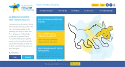 Desktop Screenshot of humanistfederation.eu